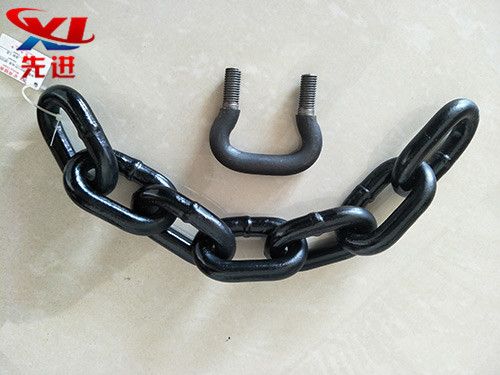 Bucket elevator chain, chain hook