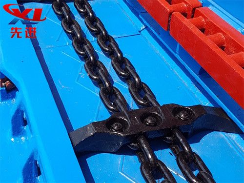 High strength round link chain for mining